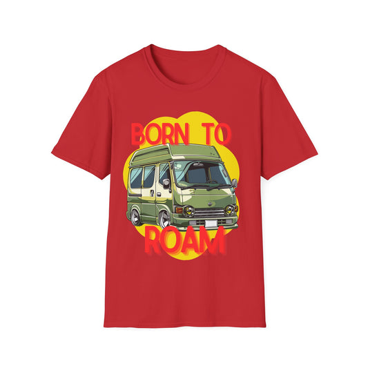 Born to Roam T-Shirt - Explorer Adventure - Campervan T-Shirt - Gift Idea