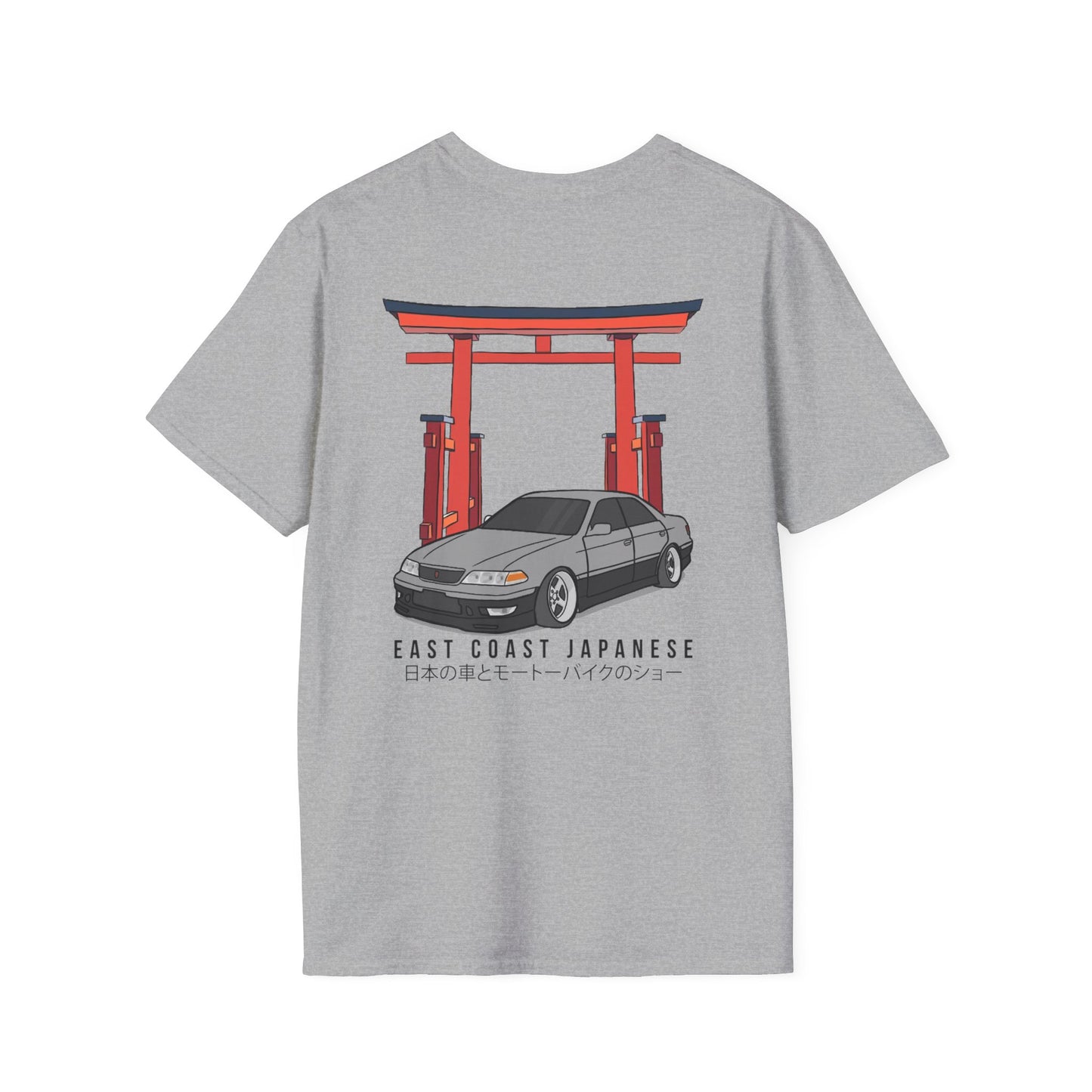 East Coast Japanese - Grey Saloon Design - T-Shirt