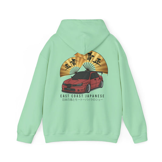 East Coast Japanese - Red Subaru Design - Hoody