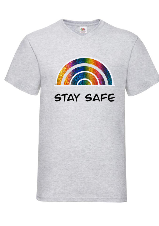 Rainbow Stay Safe T-Shirt